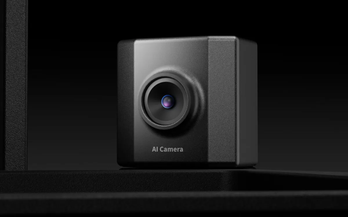 The small AI camera module the Elegoo Mars 5 Ultra uses to watch the build plate