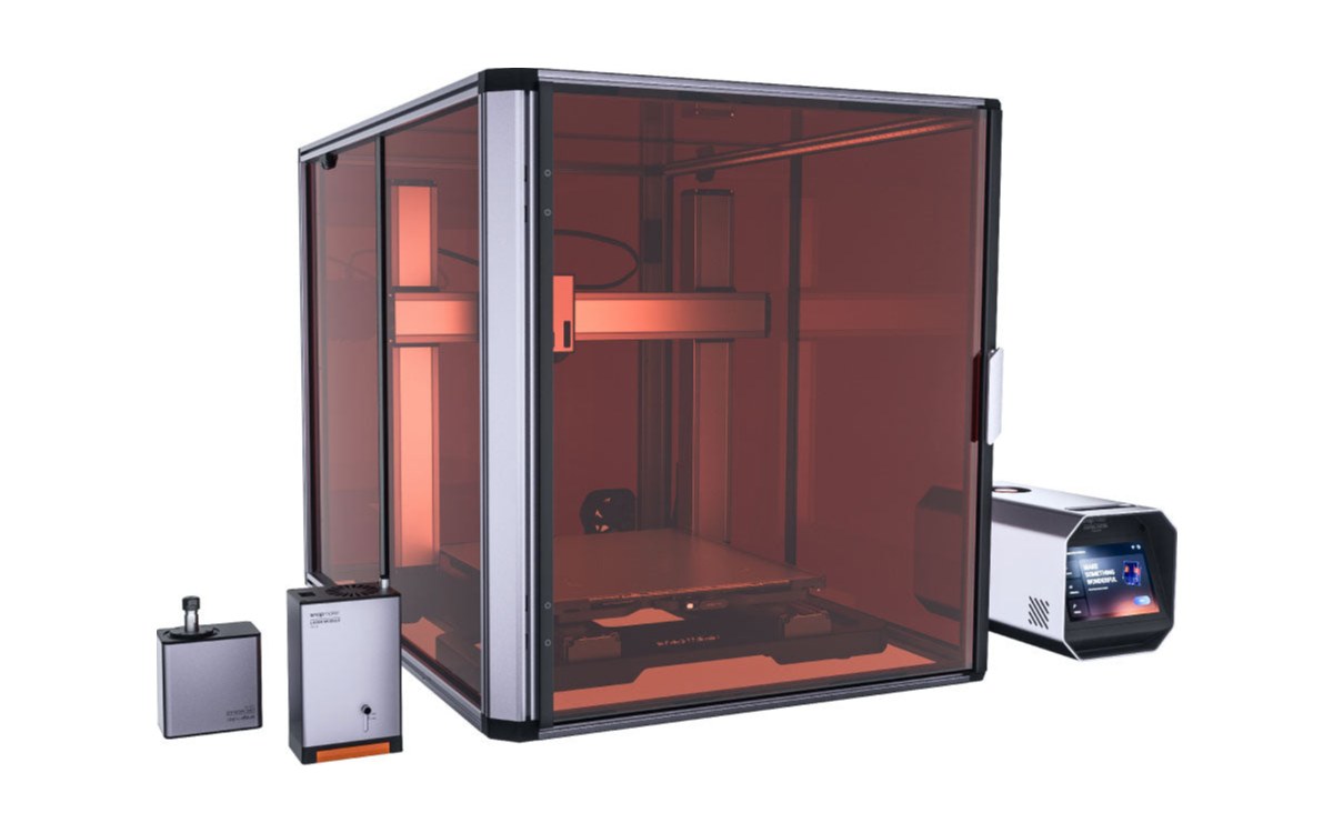 Snapmaker Artisan 3-in-1 machine that switches between 3D printing, laser engraving and CNC carving